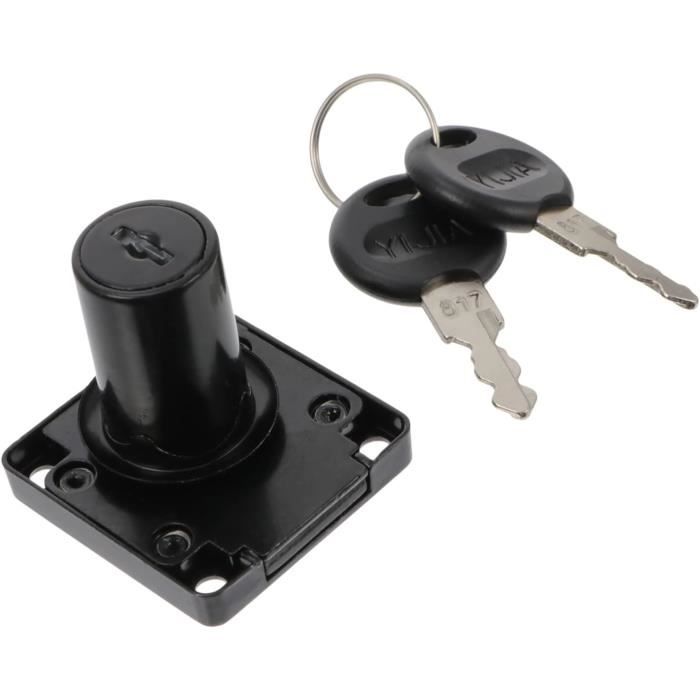 Serrure à Came De Sécurité 17mm - Pour Armoire, Boîte Aux Lettres, Flipper, Meuble, Cadenas De Protection