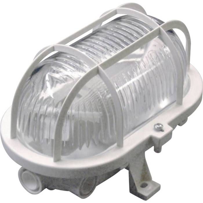Müller-Licht Oval Luminaire pour pièces humides E27 blanc
