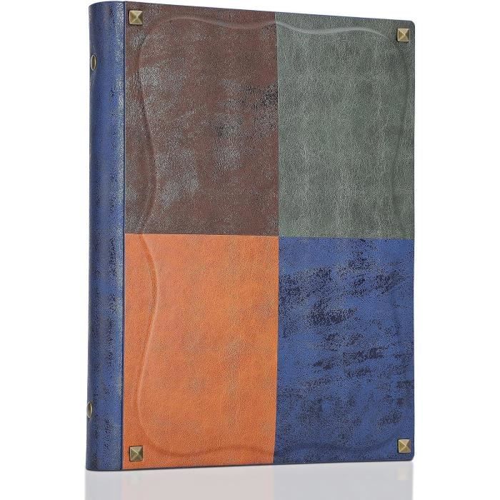 Urban Leather Carnet Vintage En Cuir Marron - Pages Vierges Anciennes - Journal A5