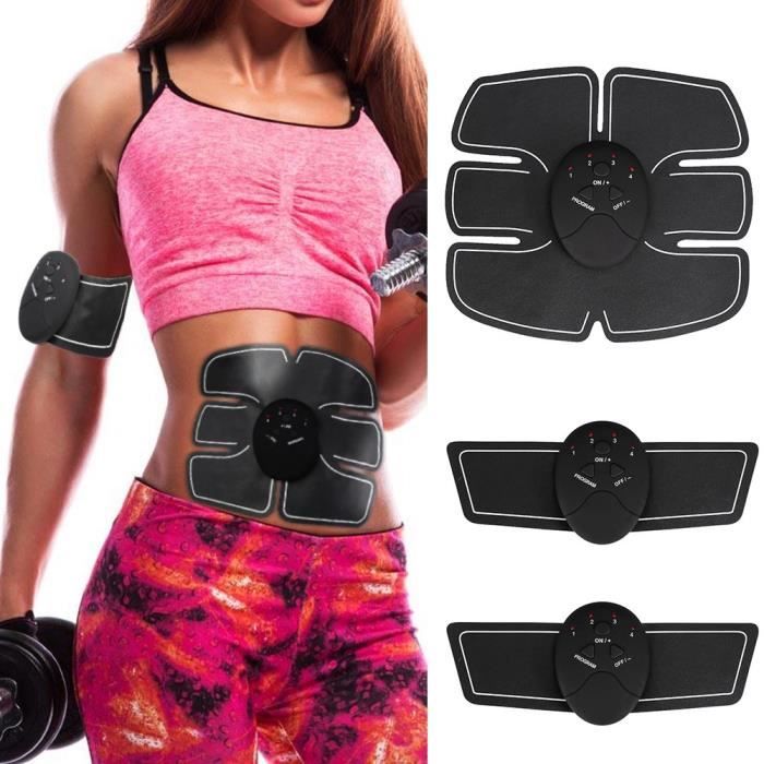 Pack De 6 électrodes EMS Pour Abdos - Ceinture De Fitness Tonifiante - Neuve