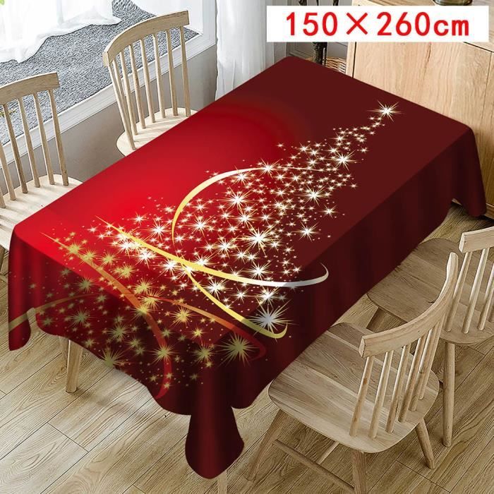 Nappe de Noël impression rectangle couverture de table fête de fête  décoration de la maison Appshopee 8616 yyzzyy - Cdiscount Maison
