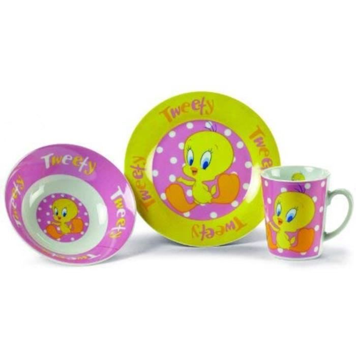 Set Dejeuner Titi Et Grosminet Set Dejeuner Titi Cdiscount Puericulture Eveil Bebe