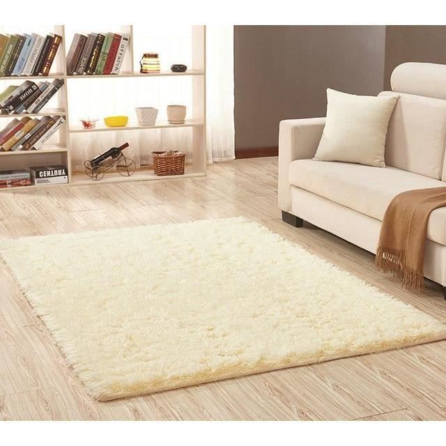 Jaune Beige 50x1cm Tapis Modernes D Interieur Super Doux Pour Chambre A Coucher Tapis De Sol Pour Bebe Creche Cdiscount Maison