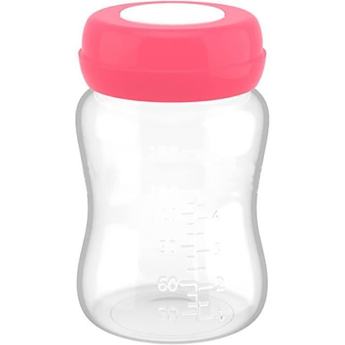 Bouteilles De Stockage Lait Maternel - Lot De 4 - 180ml - PP Safe - Congélation Et Réfrigération