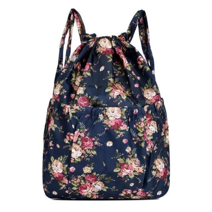 Sac à dos en corde pour sublimation blanc avec purpurine