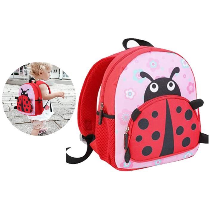 Sac a Dos Enfant Etanche Cartable Mignon Bas age Cartable Animal 3D Mini Maternelle Cartable Coccinelle Cadeaux pour Filles Bebe Cdiscount Bagagerie Maroquinerie