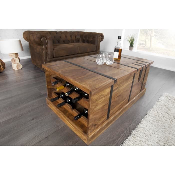 Table Basse Moderne En Bois Coloris Naturel Achat Vente Table
