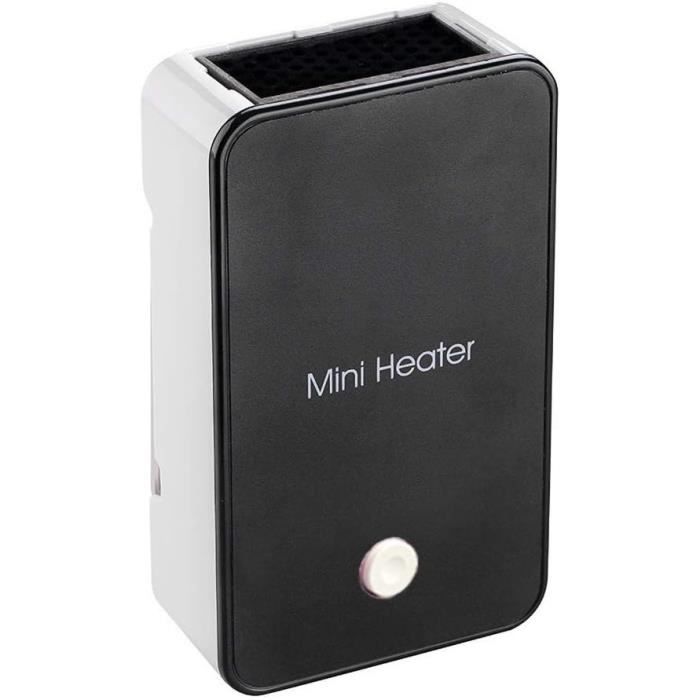 Radiateur soufflant électrique portable - Mini Ventilateur Chauffant Noir -  Chauffage rapide et silencieux - Cdiscount Jardin