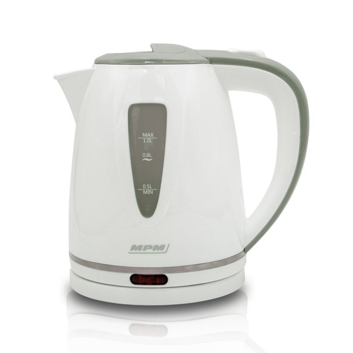 Bouilloire électrique - MPM - MCZ-64 - 1 litre - 1200 W - Sans BPA - Sans fil Bouilloire électrique - MPM - MCZ-64 - 1 litre - 1200 W - Sans BPA - Sans fil