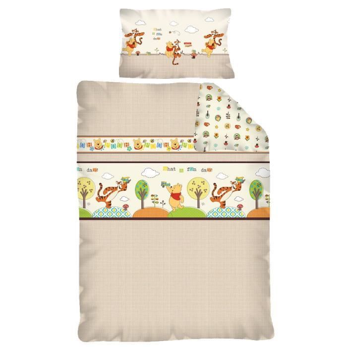 Parure De Lit Winnie L Ourson Achat Vente Parure De Drap