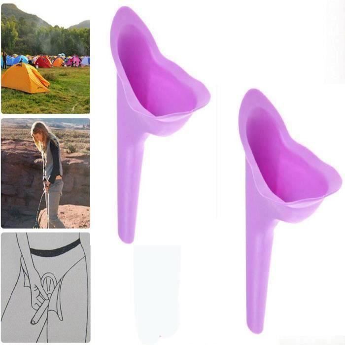 2 X PISSE DEBOUT URINOIR URINETTE FEMME PIPI FEMININ SILICONE SOUPLE  REUTILISABLE @YC - Cdiscount Au quotidien