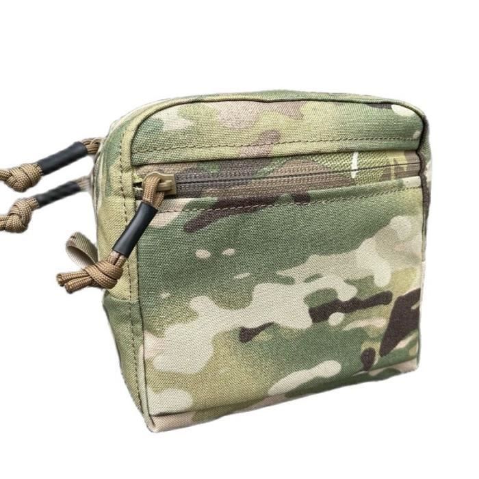 Gilet Tactique Molle Avec Support Radio, étui, Pochette Et Sac Pour Bouteille D'eau