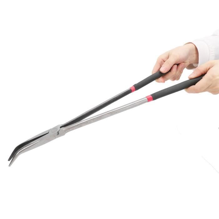 Pince à Bec Long Isolée 8 Pouces - 1000V - Pour électriciens Et Mécaniciens - Multifonction
