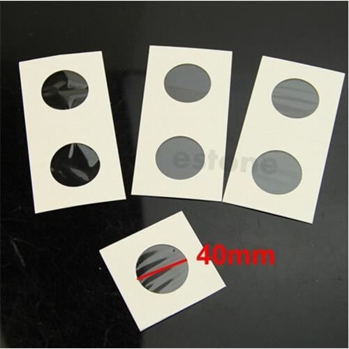 40 mm - Etui de rangement pour pièces de monnaie, forme carré en