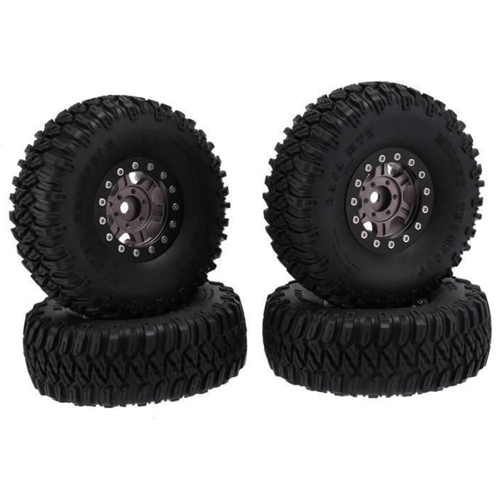 RCBATER 4 Cerchi In Alluminio Da 1,9 Pollici Con Doppio Beadlock Per RC Crawler 1/10
