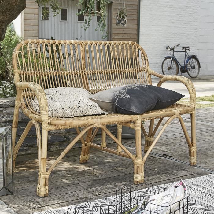 Canape De Jardin En Rotin Vintage Achat Vente Canape De Jardin
