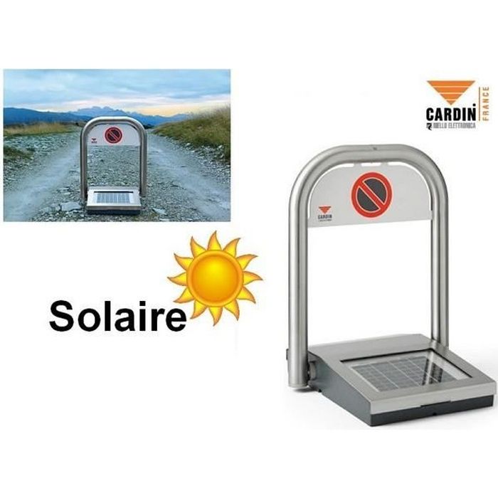 Arceau réservation parking stationnement à energie solaire