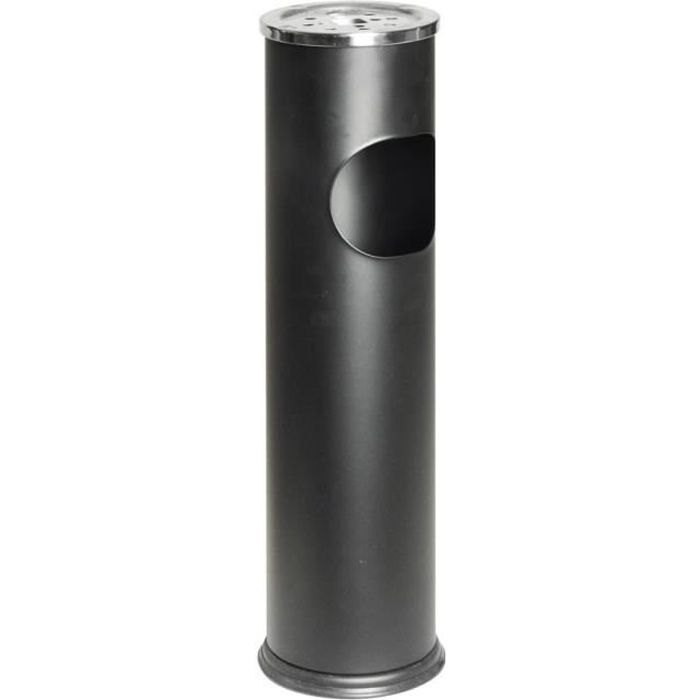 Cendrier sur pied avec poubelle en acier chrom/é Cendrier Poubelle Cendrier Mx2076/ BL Silver