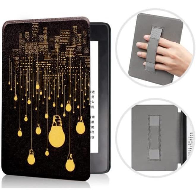 Liseuse Amazon Kindle Étui Pour Kindle (10e Génération - Sortie 2019), Coque Intelligente En Cuir PU Avec Support Et Sangle De Main, Ne Convient Pas Pour Kindle Paperwhite 10e Génération 2018 - 2