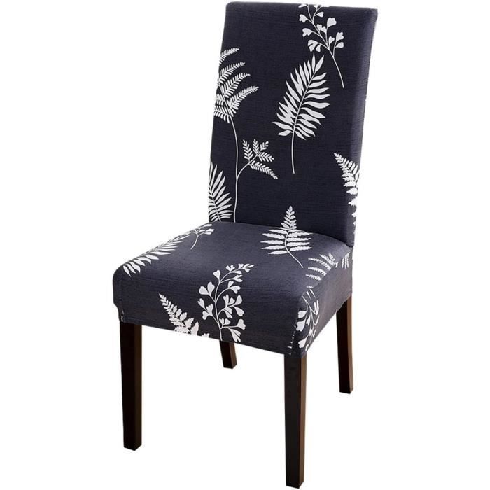Lot De 2 Housses De Chaise Extensibles - Vin Rouge - Pour Salle à