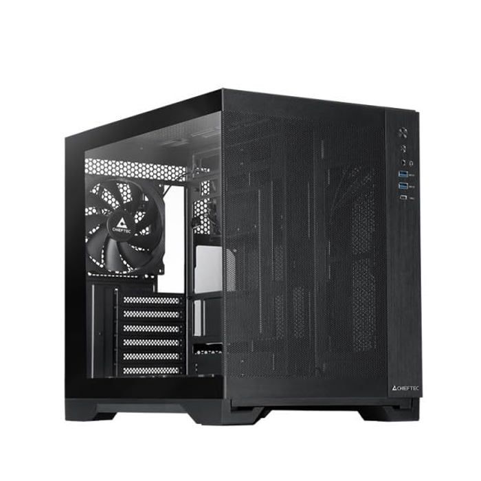 Chieftec mATX Gehäuse GM 30B OP Cube Neuf - vue 4