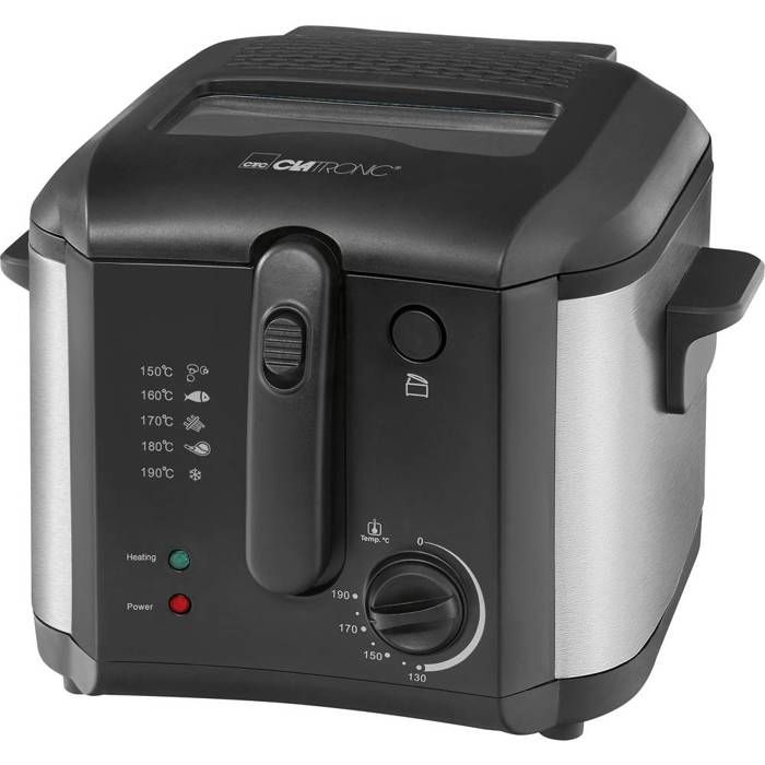 Clatronic Friteuse 1600 W Noir FR 3649