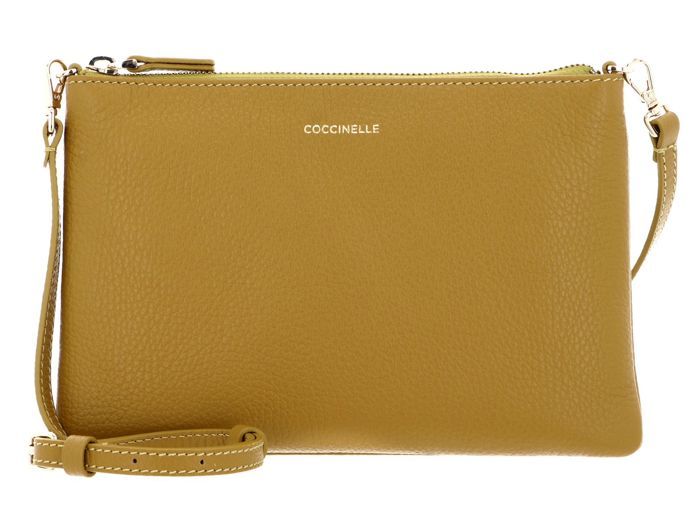 Sac à Main Bandoulière Vintage Coccinelle En Cuir - Marron Foncé - Occasion Bon état Général