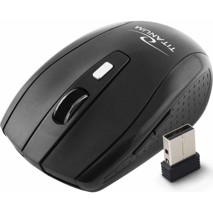 Souris sans fil - ESPERANZA - TM105K - DPI 1000/1600 - 6 boutons - Noir