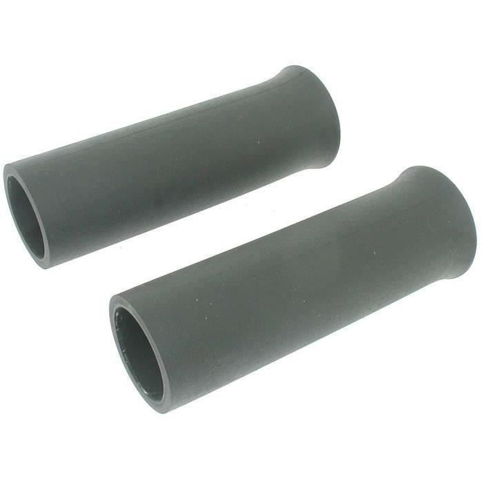 Lot de 2 poignées caoutchouc - Ø int: 25mm