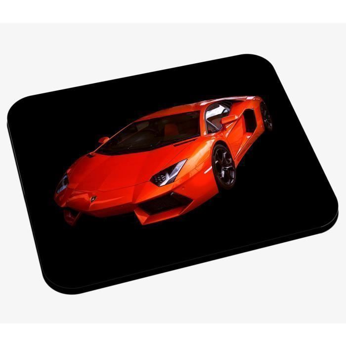 Tapis de Souris Belle Voiture de Sport Lamborghini Huracan Rouge Fond Noir  Exposition - Cdiscount Informatique