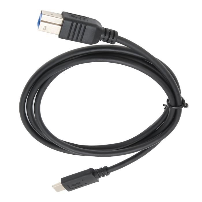 Câble USB 3.1 Type-C Mâle Vers USB 3.0 Type-A Mâle 30 Cm – Transfert Rapide 10 Gbit/s Et Charge 5V/3A