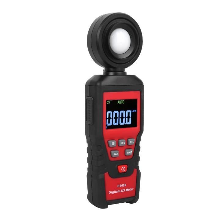 Luxmètre Professionnel AOPUTTRIVER AP-8801C - Mesure Jusqu'à 400 000 Lux, Sonde Extensible 2 M