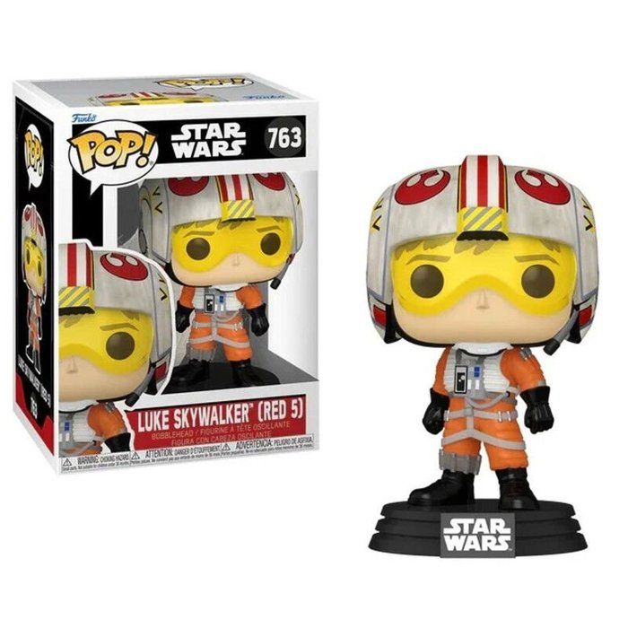 Figurine - Funko Pop! - Star Wars: SWS9 - Luke Red 5 - 9,5 cm - Vinyle