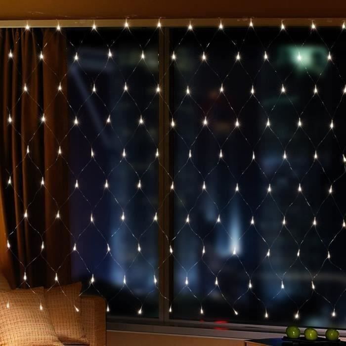 Guirlande Lumineuse Filet 200 LEDs 3M x 2M Filet Lumineux Noël