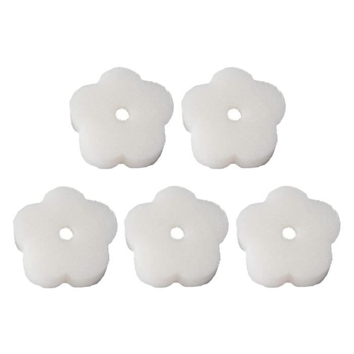 Lot De 6 éponges Filtrantes Absorbantes Pour SPA - Écume Flottante, Huile Et Impuretés, Nettoyage Piscine Et Jacuzzi