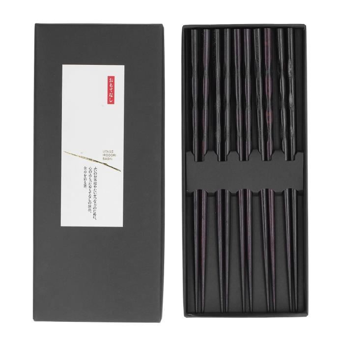 Lot De 10 Paires De Baguettes En Bois De 23 Cm, Sans Peinture, Sans Cire, Style Classique