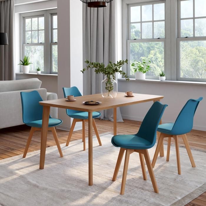 Chaises Scandinaves Bleu Achat Vente Pas Cher