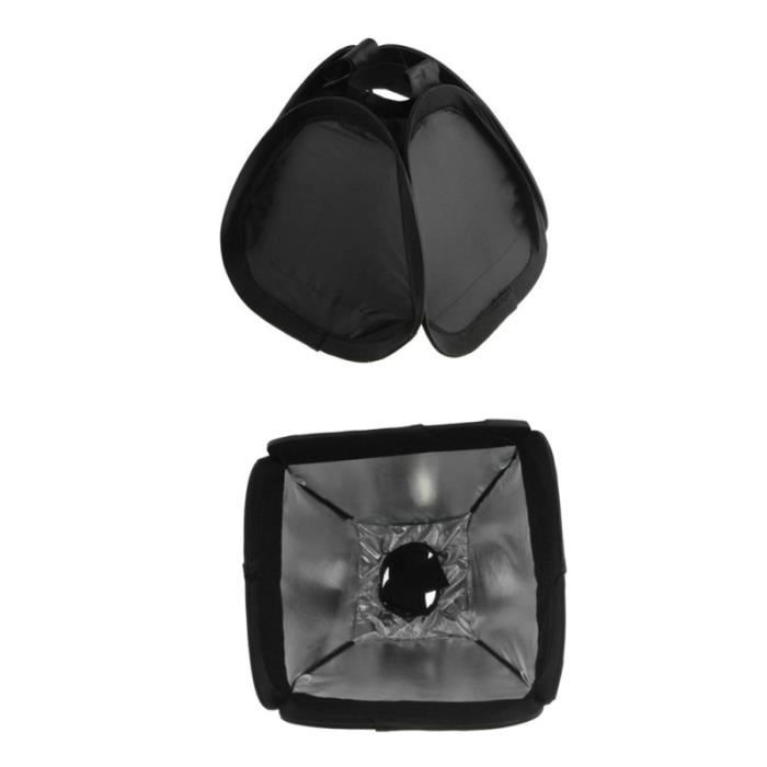 Boîte à Lumière Pliable Pour Photo Et Vidéo, Diffuseur De Flash, Noir