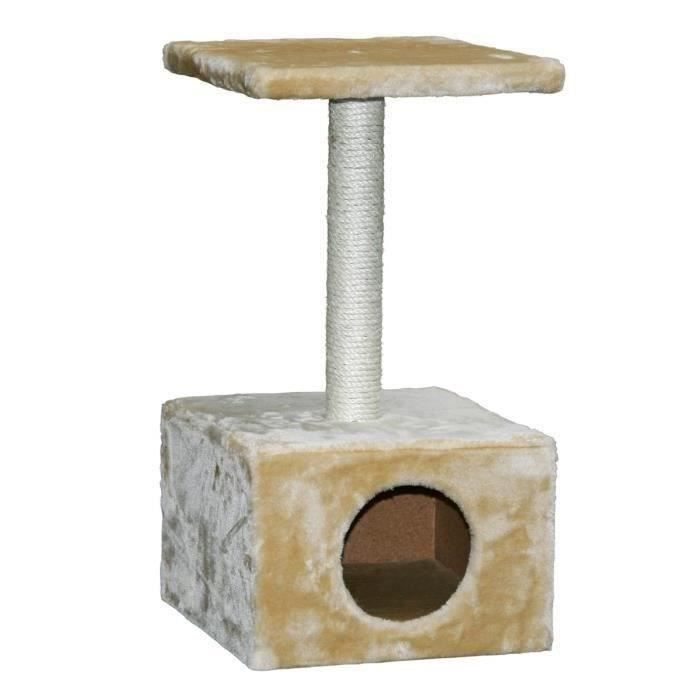 KERBL Arbre à gratter 31x31x57 cm pour chat - Beige