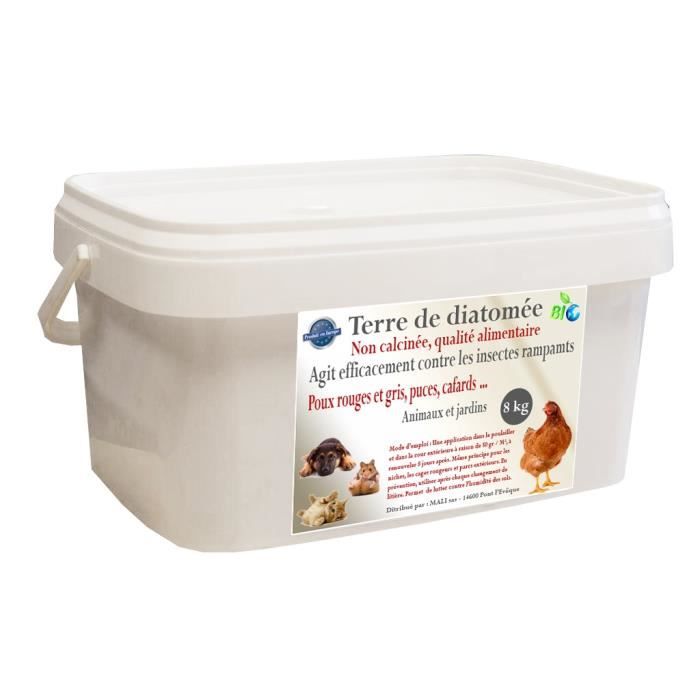 Terre De Diatomee Non Calcinee 8 Kg Speciale Poux De Volaille Achat Vente Fond De Cage Terre De Diatomee Non Calci Cdiscount