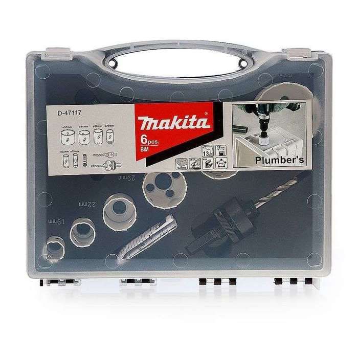 Coffret Scies Cloches Makita D-47117 – 6 Pièces, Bimétalliques, Pour Plomberie - vue 3