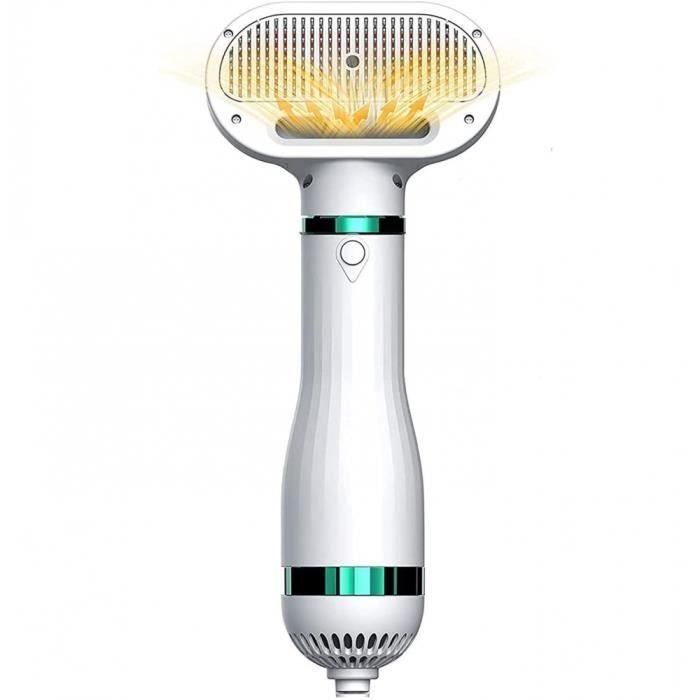 Comparer les prix de Brosse Sèche-Cheveux 2en1 Ergonomique Réglable Pour Animaux De Compagnie