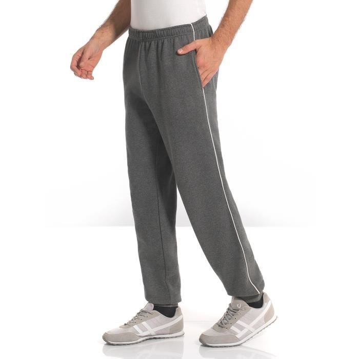 Pantalon de jogging femme ADIDAS Molleton gratt Gris