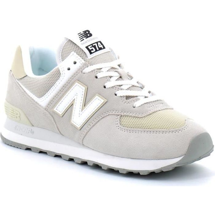 Baskets NEW BALANCE u574 Blanc Homme Lacets Amorti EVA