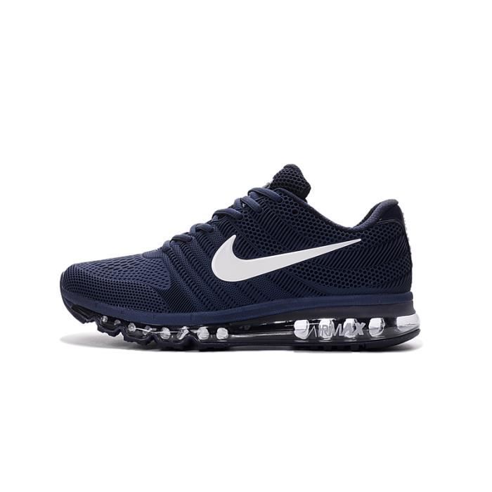 BASKETS AIRX-MAX 2017S Authentique Sneakers Full Palm Blue Homme Femme Size:40 Style 1 