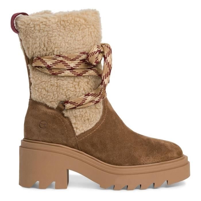 Bottines Femme TAMARIS 2624241 Talon Compense 7cm Marron