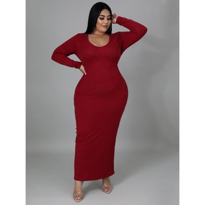 Robe bandeau grande taille 2025
