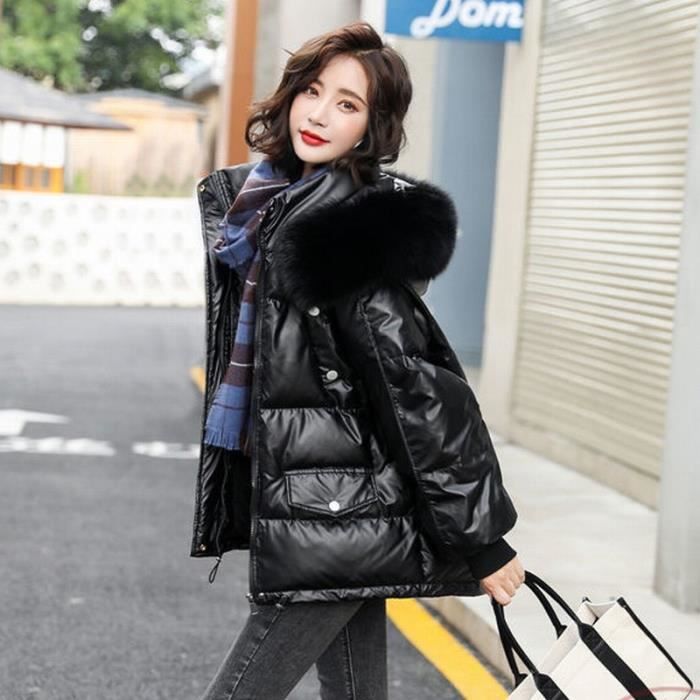 Doudoune courte brillante pour femmes VITATA Nouveau style