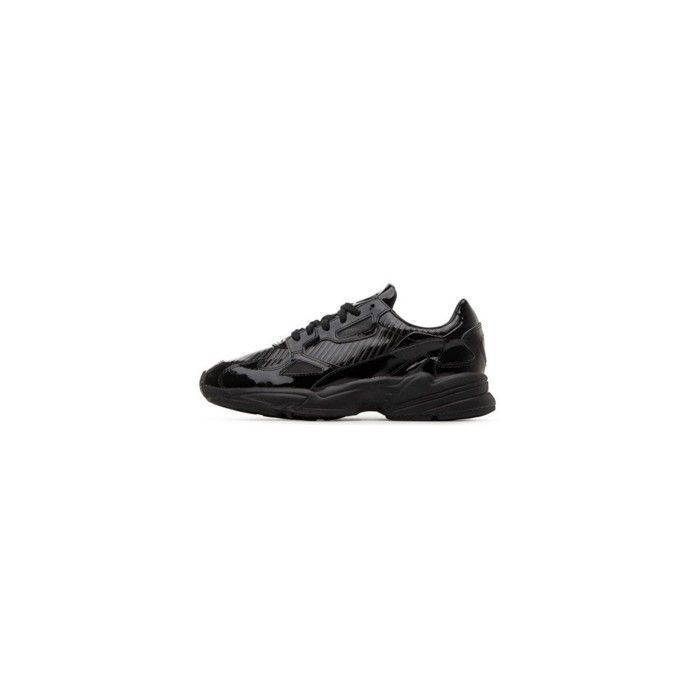 Basket adidas Originals FALCON - CG6248 - Femme - Noir - Cuir - Lacets