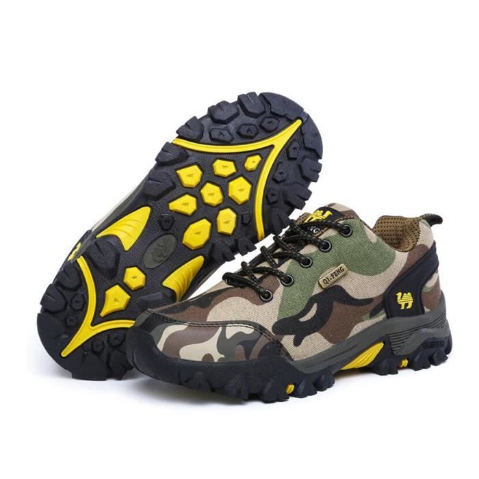 Jungle Chaussures Homme Femme Randonnée Marche Respirant Quotidien Sport  couleur Camouflage Vert - Cdiscount Sport